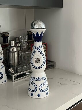 Clase Azul Reposado Tequila Empty Bottle | Handcrafted Ceramic Decanter